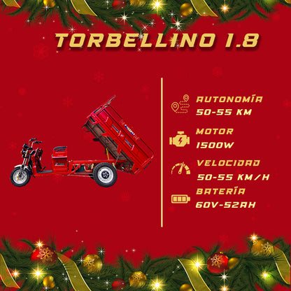 Triciclo Eléctrico E-Hermas Xuang Feng 1.8 (Una tonelada)